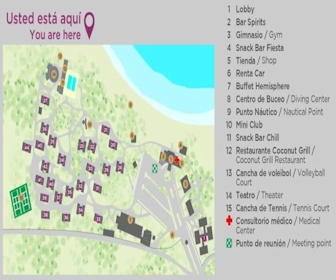 Starfish Jibacoa Resort Map Layout