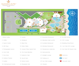 Sunscape Dorado Pacifico Resort Map Layout