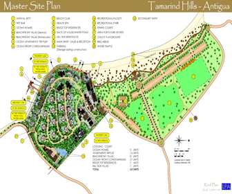 Tamarind Hills Antigua Map Layout