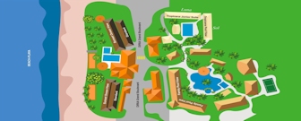 Tamarindo Diria Beach Resort Map Layout