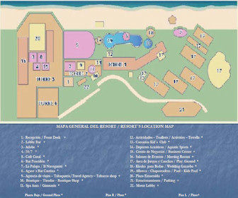 Tesoro Manzanillo Resort Map Layout