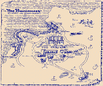 The Buccaneer Beach & Golf Resort Map Layout