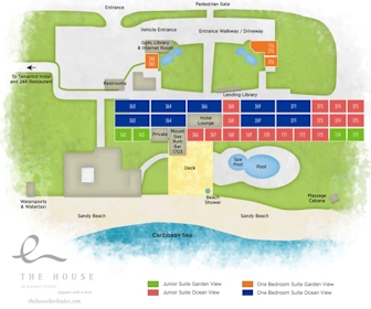 The House by Elegant Hotels Resort Map Layout