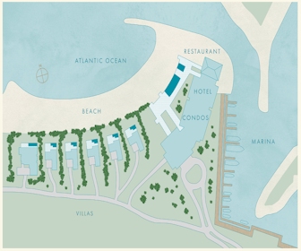 The Loren At Turtle Cove Resort Map Layout