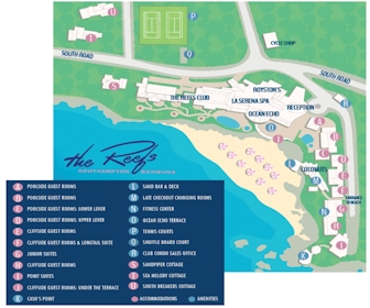 The Reefs Resort Map Layout