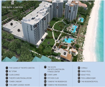The Ritz-Carlton, Turks & Caicos Resort Map Layout