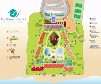 The Royal Islander Resort Map Layout