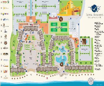 The Royal Sands All Suites Resort & Spa Map Layout