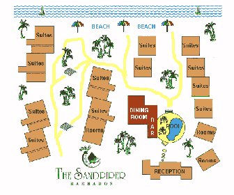 The Sandpiper Resort Map Layout