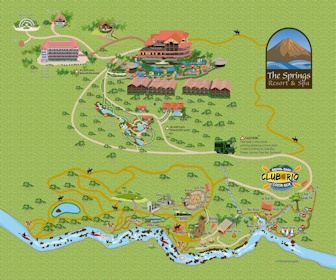 The Springs Resort & Spa Map Layout