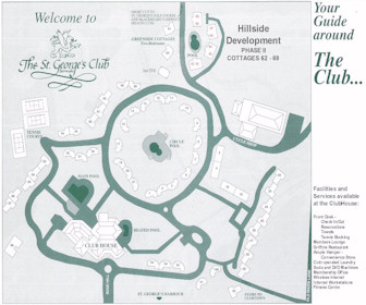 St.George's Club Hotel Resort Map Layout
