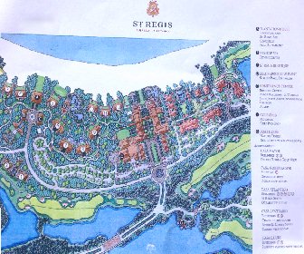 The St. Regis Bahia Beach Resort Map Layout