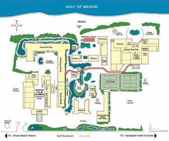 TradeWinds Island Grand Beach Resort Map Layout