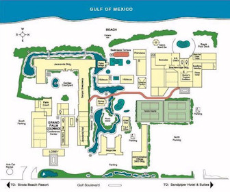 TradeWinds Island Grand Beach Resort Map Layout