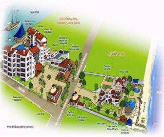 Vamar Vallarta Marina and Beach Resort Map Layout