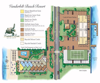 Vanderbilt Beach Resort Map Layout