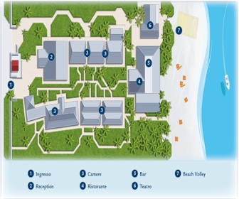 Veraclub Negril Resort Map Layout