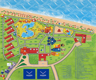VIK Hotel Cayena Beach Resort Map Layout