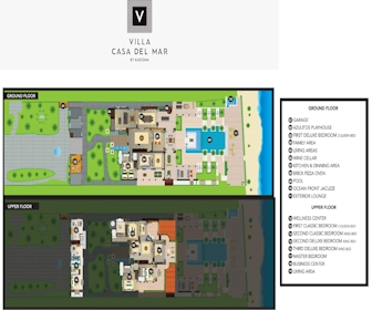 Villa Casa del Mar by Karisma Resort Map Layout