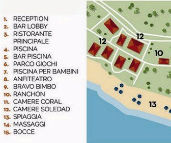 Villa Coral - Villa Soledad Resort Map Layout