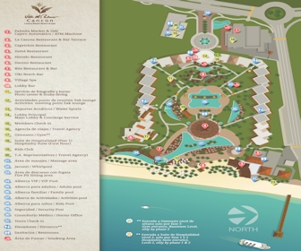 Villa Del Palmar Cancun Luxury Beach Resort & Spa Map Layout