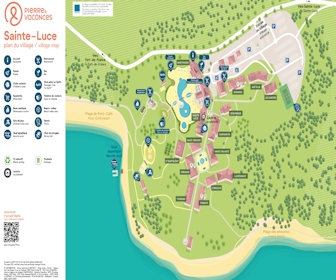 Pierre & Vacances Village Sainte-Luce Resort Map Layout