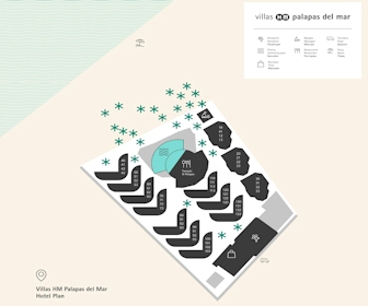 Villas HM Palapas del Mar Map Layout