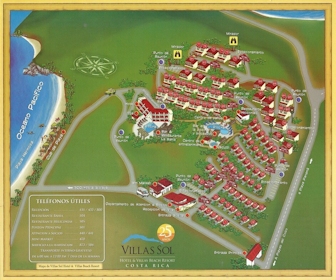 Villas Sol Beach Resort Map Layout
