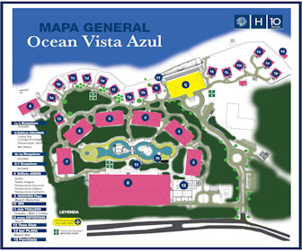 Playa Vista Azul Resort Map Layout