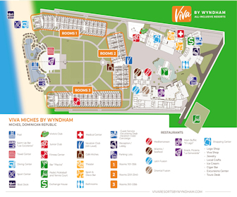 Viva Miches by Wyndham Map Layout