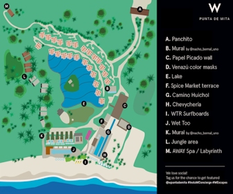 W Punta de Mita Map Layout
