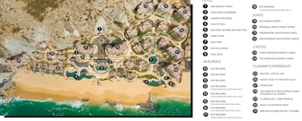 Waldorf Astoria Los Cabos Pedregal Resort Map Layout