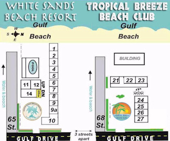 White Sands Beach Resort Map Layout