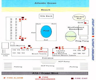 Wright By The Sea Hotel Map Layout