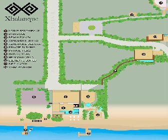 Xbalanque Resort Map Layout