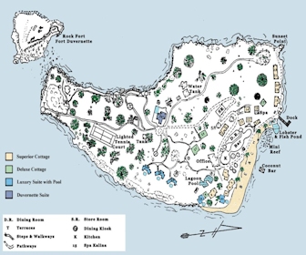 Young Island Resort Map Layout